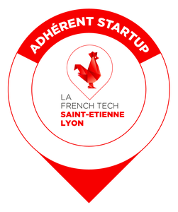 Macaron Adhérent Startup La French Tech Saint-Étienne Lyon